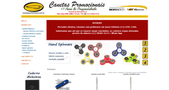 Desktop Screenshot of canetaspromocionais.com.br